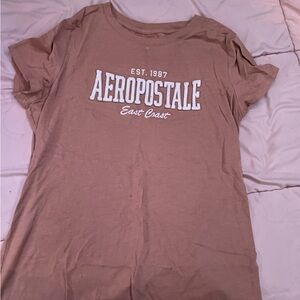 Aeropostale Classic Crew Brown Tee